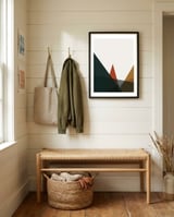 Geometric landscape XI framed in a relaxed room thumbnail
