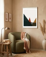 Geometric landscape XI framed in a tender room thumbnail