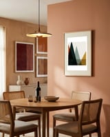 Geometric landscape X framed in a intimate room thumbnail