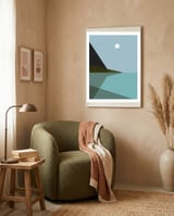 Geometric landscape IX framed in a tender room thumbnail