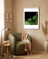Green & Gold Agate Texture 03 framed in a tender room thumbnail