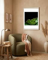 Green & Gold Agate Texture 06 framed in a tender room thumbnail