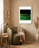 Green & Gold Agate Texture 07  framed in a tender room thumbnail