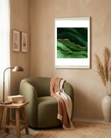 Green & Gold Agate Texture 12  framed in a tender room thumbnail