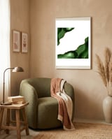 Green & Gold Agate Texture 22 framed in a tender room thumbnail