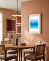 Geometric landscape II framed in a intimate room thumbnail
