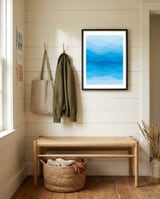 Geometric landscape II framed in a relaxed room thumbnail