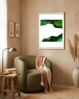 Green & Gold Agate Texture 29 framed in a tender room thumbnail