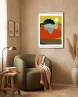 Geometric landscape I framed in a tender room thumbnail