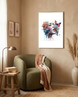 butterfly-bloom-reverie framed in a tender room thumbnail