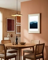 Geometric landscape XVIII framed in a intimate room thumbnail