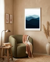 Geometric landscape XVIII framed in a tender room thumbnail