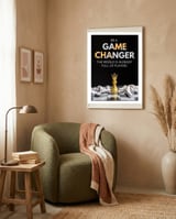 Be A Game Changer framed in a tender room thumbnail