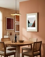 Geometric landscape XVII framed in a intimate room thumbnail
