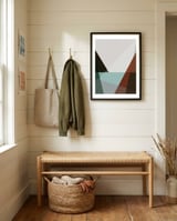 Geometric landscape XVII framed in a relaxed room thumbnail
