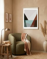 Geometric landscape XVII framed in a tender room thumbnail