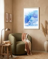 Snowy Mountain framed in a tender room thumbnail