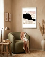 Ivory & Gold Agate Texture 01 framed in a tender room thumbnail