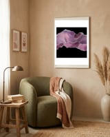 Mauve & Silver Agate Texture 04  framed in a tender room thumbnail
