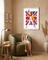 Pop Art Freddie Mercury Icon Rock Music framed in a tender room thumbnail