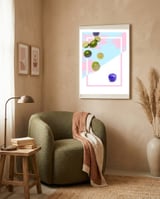 Fruit Art framed in a tender room thumbnail