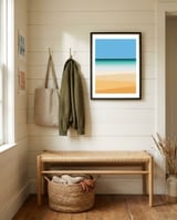 Geometric landscape XIX framed in a relaxed room thumbnail