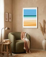 Geometric landscape XIX framed in a tender room thumbnail