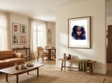 indigo-tuareg-woman-watercolor-portrait framed in a grounding room thumbnail