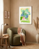 A Peaceful World framed in a tender room thumbnail