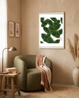 Banana Leaves V2 framed in a tender room thumbnail