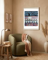 Revolucion De Mayo 2 framed in a tender room thumbnail