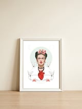 Frida Kahlo (light) — framed, leaning against the wall thumbnail