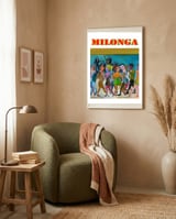 Milonga 2 framed in a tender room thumbnail
