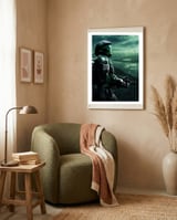 Halo framed in a tender room thumbnail
