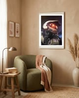 Halo framed in a tender room thumbnail