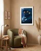 Halo framed in a tender room thumbnail