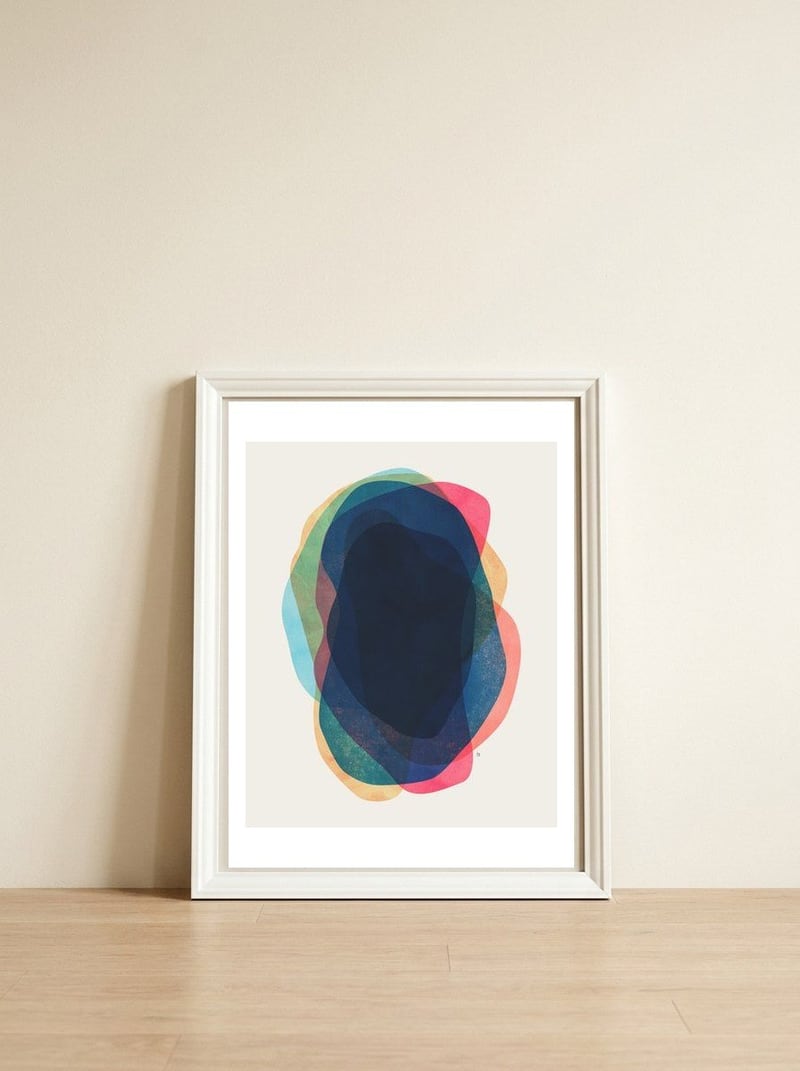 Anomaly — framed, leaning against the wall