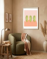 Blush Green framed in a tender room thumbnail