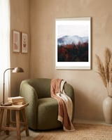 Hills And Fog framed in a tender room thumbnail