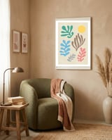 Matisse Leaves I framed in a tender room thumbnail