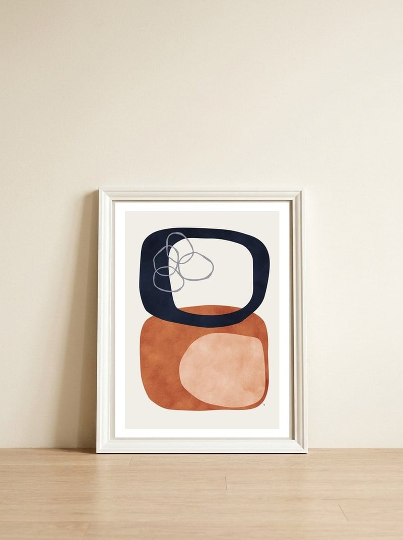 Equinox — framed, leaning against the wall
