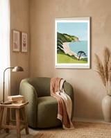 Blackpool Sands, Devon framed in a tender room thumbnail