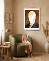Internal Portrait Disaster framed in a tender room thumbnail
