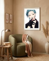Anime framed in a tender room thumbnail