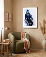 Anime framed in a tender room thumbnail