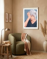 Anime framed in a tender room thumbnail