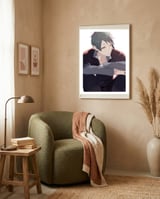 Anime framed in a tender room thumbnail