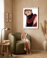 Anime framed in a tender room thumbnail