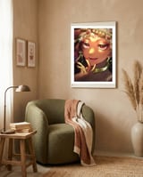 Anime framed in a tender room thumbnail