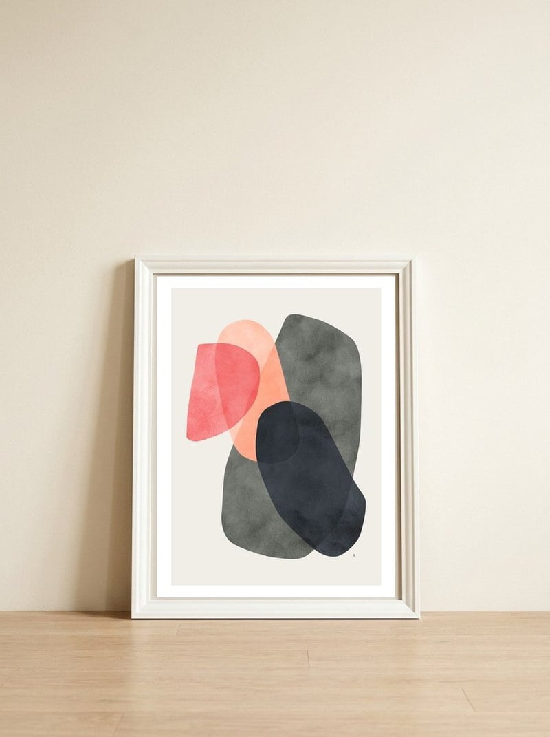 Nomad — framed, leaning against the wall
